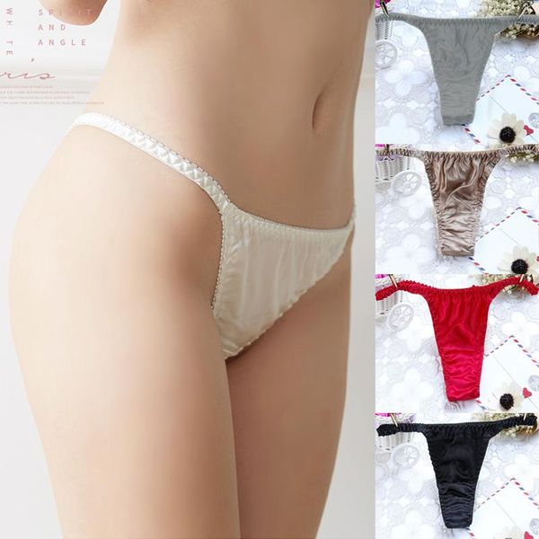 women's panties luxury satin women thongs t-back large size elastic underwear low waist g-string lingerie, Black;pink
women's panties luxury satin women thongs t-back large size elastic underwear low waist g-string lingerie, Black;pink