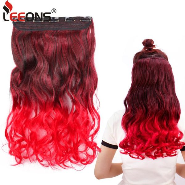synthetic wigs leeons hair for women with 5 clip in long wavy dark brown burgundy thick hairpiece, Black
synthetic wigs leeons hair for women with 5 clip in long wavy dark brown burgundy thick hairpiece, Black