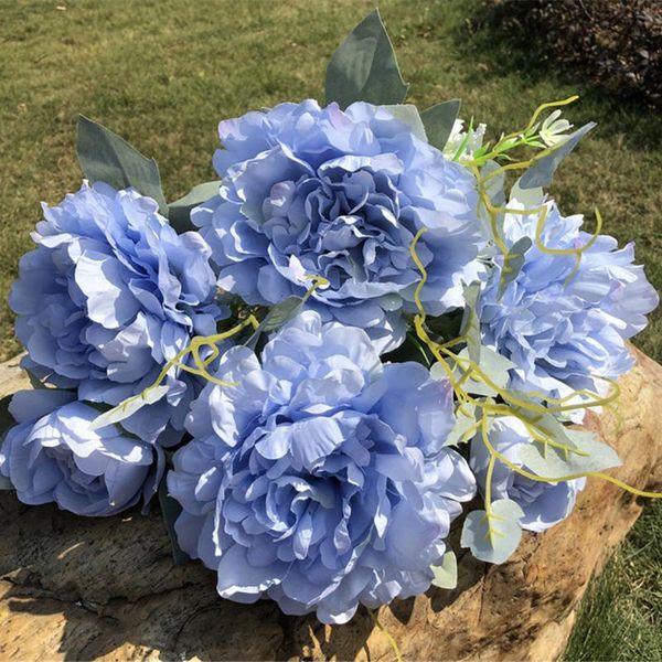 decorative flowers & wreaths artificial peony simulation european style floral ornaments party bridal wedding rose bouquet home decor
decorative flowers & wreaths artificial peony simulation european style floral ornaments party bridal wedding rose bouquet home decor