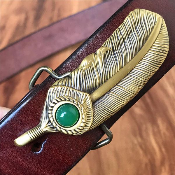 brass feather belt buckle men luxury thick leather ceinture homme male strap cinturon mujer mens belts mbt0522, Black;brown
brass feather belt buckle men luxury thick leather ceinture homme male strap cinturon mujer mens belts mbt0522, Black;brown