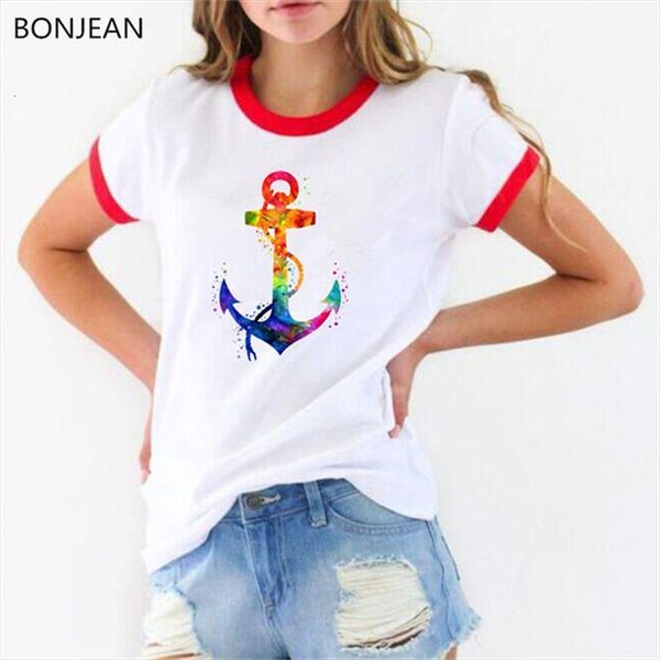 watercolor anchor printed and women men summer womens clothing femme gothic female drop, White;black
watercolor anchor printed and women men summer womens clothing femme gothic female drop, White;black