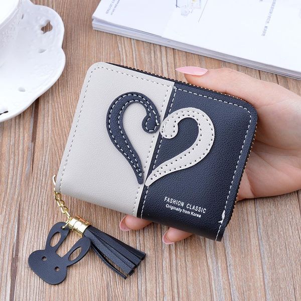 wallets 2021 wallet ladies zipper short section student korean fashion mini tassel women's, Red;black
wallets 2021 wallet ladies zipper short section student korean fashion mini tassel women's, Red;black