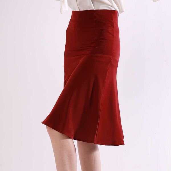 verhellen elegant office lady skirts spring and summer women ol high waist slim split bodycon mermaid skirt female 210706, Black
verhellen elegant office lady skirts spring and summer women ol high waist slim split bodycon mermaid skirt female 210706, Black
