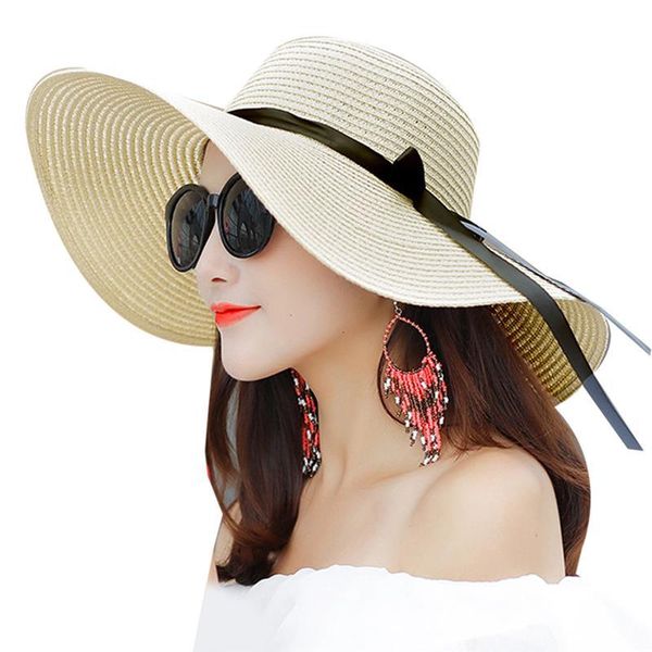 women's beach hat foldable uv protection floppy cap sun summer wide brim hats, Blue;gray
women's beach hat foldable uv protection floppy cap sun summer wide brim hats, Blue;gray