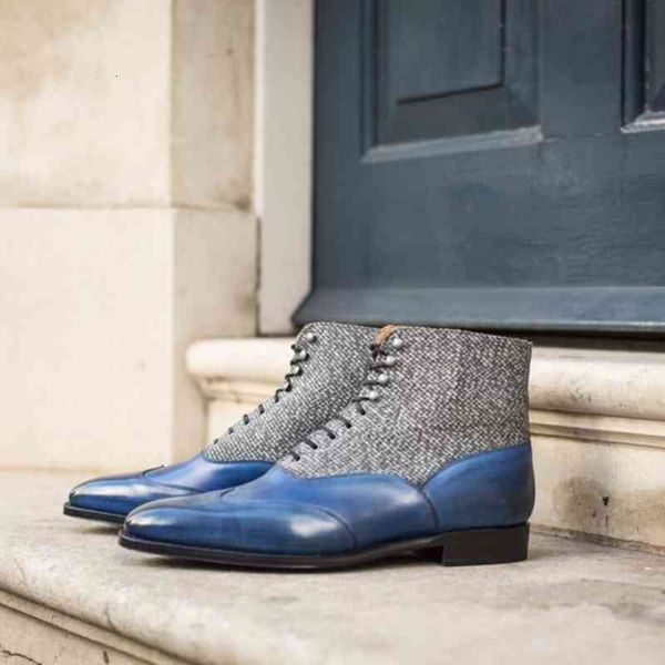 dress shoes botas masculinas de cano curto com cadarço, sapatos da moda costura azul, cinza, tweed, calçado quadrado três seções, hl765, nov, Black
dress shoes botas masculinas de cano curto com cadarço, sapatos da moda costura azul, cinza, tweed, calçado quadrado três seções, hl765, nov, Black