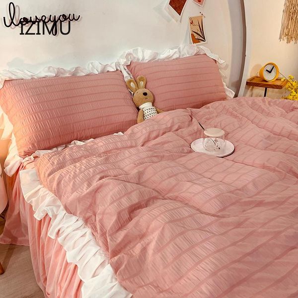 bedding sets european candy color set double ruffle lace duvet cover elegant bedspread bed sheet wedding decor clothes
bedding sets european candy color set double ruffle lace duvet cover elegant bedspread bed sheet wedding decor clothes