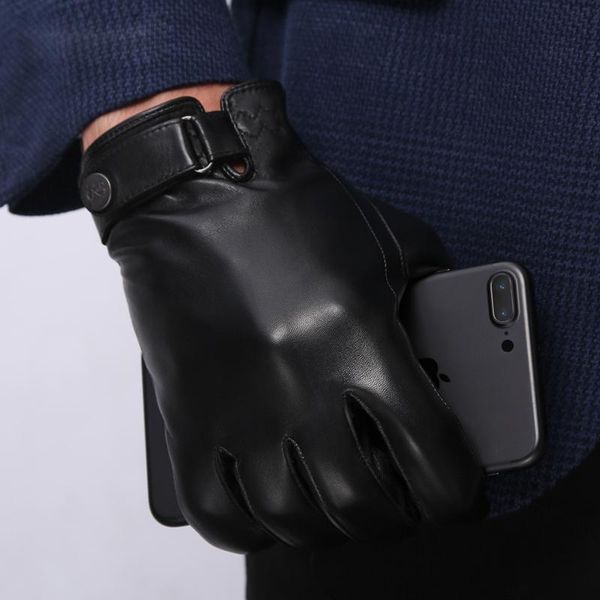fingerless gloves genuine leather male winter keep warm plush lined sheepskin fashion black wrist buckle driving mittens nm182-9, Blue;gray
fingerless gloves genuine leather male winter keep warm plush lined sheepskin fashion black wrist buckle driving mittens nm182-9, Blue;gray