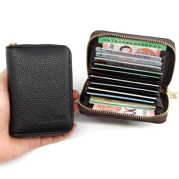 card holders men business holder black brown wallet zipper bank/id/ promotional gifts wholesale, Brown;gray
card holders men business holder black brown wallet zipper bank/id/ promotional gifts wholesale, Brown;gray