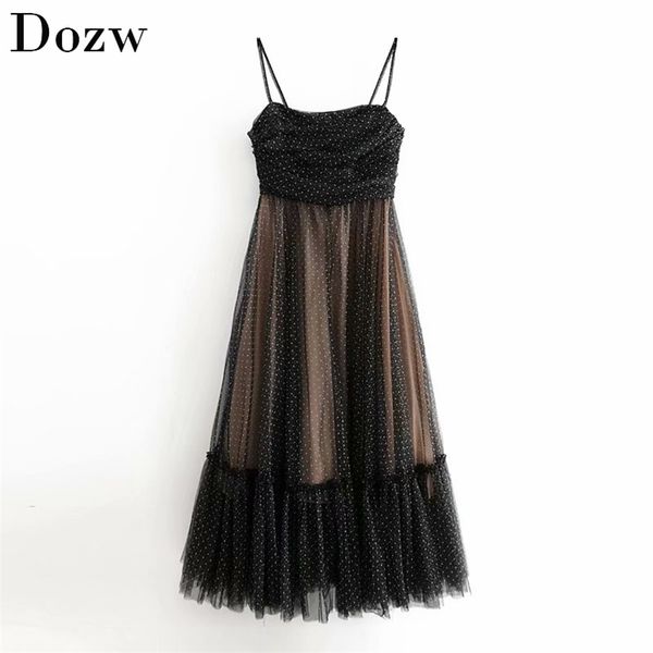 spaghetti strap party dress lady lace mesh fashion pleated es strapless club long women sleeveless sundresses 210515, Black;gray
spaghetti strap party dress lady lace mesh fashion pleated es strapless club long women sleeveless sundresses 210515, Black;gray