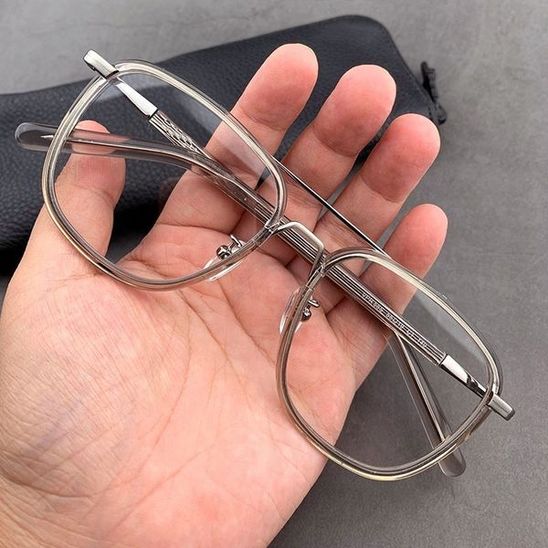 crosin vpr58s glasses frame double beam plate chen weiting men and women wide face fashion flat myopia, White;black
crosin vpr58s glasses frame double beam plate chen weiting men and women wide face fashion flat myopia, White;black