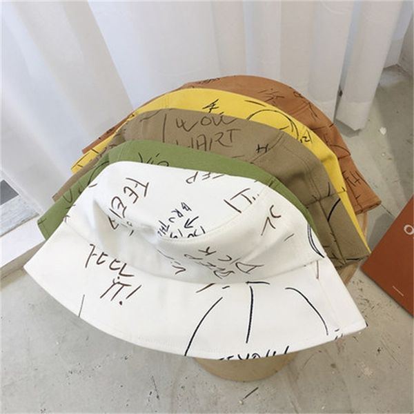 fisherman's spring summer fashion men's and women's printing bucket basin english street p sun protection hat, Yellow
fisherman's spring summer fashion men's and women's printing bucket basin english street p sun protection hat, Yellow