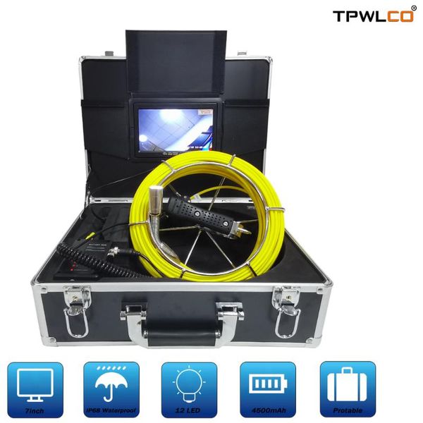 sewer waterproof camera pipe pipeline drain inspection system 7inch screen lcd dvr with 12pcs led light ip cameras
sewer waterproof camera pipe pipeline drain inspection system 7inch screen lcd dvr with 12pcs led light ip cameras