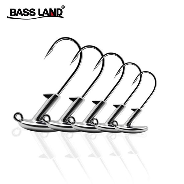 fishing hooks bassland 5pcs jump jig head 3.5g 5g 7g 10g 14g tumbler anti-hanging grass lead soft bait
fishing hooks bassland 5pcs jump jig head 3.5g 5g 7g 10g 14g tumbler anti-hanging grass lead soft bait