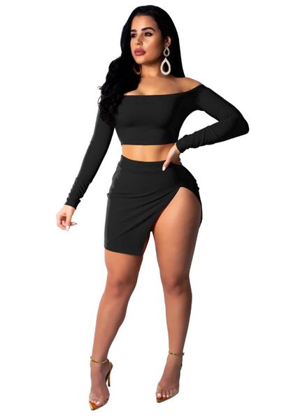 mini skirt + cropped women's set 2021 est casual nightclub off shoulder long sleeve short t-shirt and skinny two piece pants, White
mini skirt + cropped women's set 2021 est casual nightclub off shoulder long sleeve short t-shirt and skinny two piece pants, White