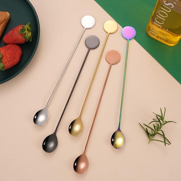 spoons long handle ice spoon 304 stainless steel stirring coffee tea cocktail round head size 21 cm
spoons long handle ice spoon 304 stainless steel stirring coffee tea cocktail round head size 21 cm