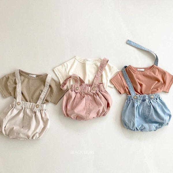 clothing sets 2021 baby summer suit boys and girls round neck overalls boy clothes girl outfits, White
clothing sets 2021 baby summer suit boys and girls round neck overalls boy clothes girl outfits, White
