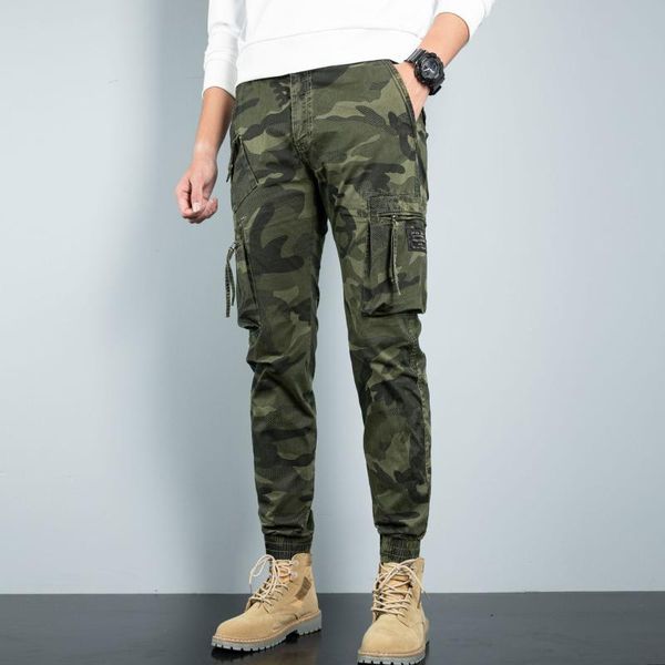 men's suits & blazers four seasons camouflage cargo pants slim fit stretch casual trousers army green trend, White;black
men's suits & blazers four seasons camouflage cargo pants slim fit stretch casual trousers army green trend, White;black