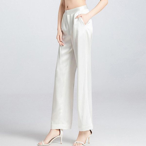 women's pants & capris 100% silk women plus size white loose straight waist trousers solid colour casual wide leg fashion, Black;white
women's pants & capris 100% silk women plus size white loose straight waist trousers solid colour casual wide leg fashion, Black;white