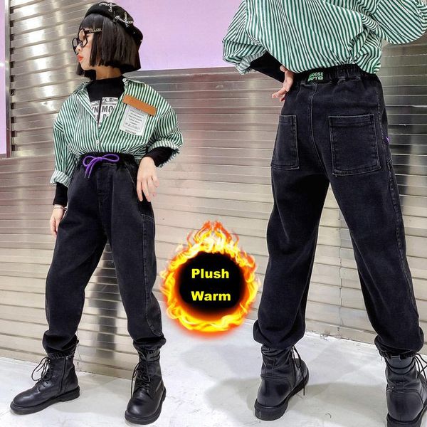 children's jeans girl denim trousers teens girls winter plush thick loose clothes autumn kids warm pencil pants for 5 -12 years, Blue
children's jeans girl denim trousers teens girls winter plush thick loose clothes autumn kids warm pencil pants for 5 -12 years, Blue
