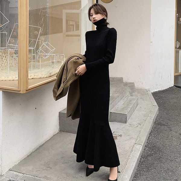 casual dresses sold color long sweater dress women maxi knit fishtail winter plus size clothing bottom, Black;gray
casual dresses sold color long sweater dress women maxi knit fishtail winter plus size clothing bottom, Black;gray
