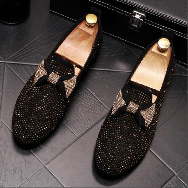 dress shoes men bowknot loafers black diamond rhinestones spikes rivets casual flats sneakers wholesale
dress shoes men bowknot loafers black diamond rhinestones spikes rivets casual flats sneakers wholesale