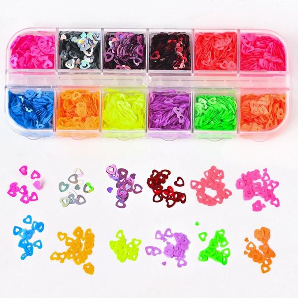 nail glitter 1box hollow heart art 12colors in girds neon love shape valentine's day sequins 3d flakes &*&, Silver;gold
nail glitter 1box hollow heart art 12colors in girds neon love shape valentine's day sequins 3d flakes &*&, Silver;gold