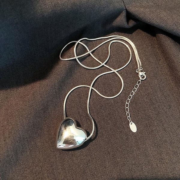 bangle love necklace small women 925 sterling silver pendant cold wind snake bone chain, Black
bangle love necklace small women 925 sterling silver pendant cold wind snake bone chain, Black