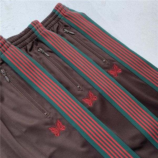 men's pants awge needles butterfly embroidery ribbon men women 1:1 sports leisure striped sweatpants street streetwear, Black
men's pants awge needles butterfly embroidery ribbon men women 1:1 sports leisure striped sweatpants street streetwear, Black