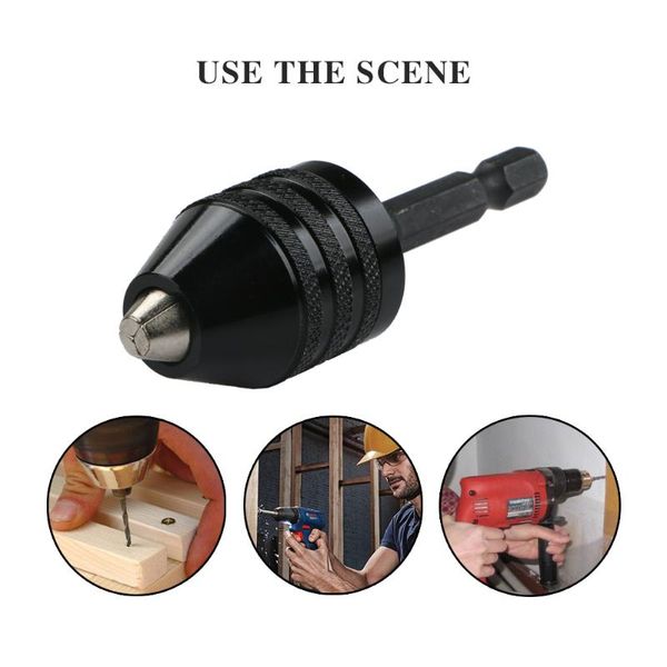 hand & power tool accessories shank keyless drill aluminum chuck quick change adapte screwdriver impact driver universal 0.3 - 8mm 1/4 inch
hand & power tool accessories shank keyless drill aluminum chuck quick change adapte screwdriver impact driver universal 0.3 - 8mm 1/4 inch
