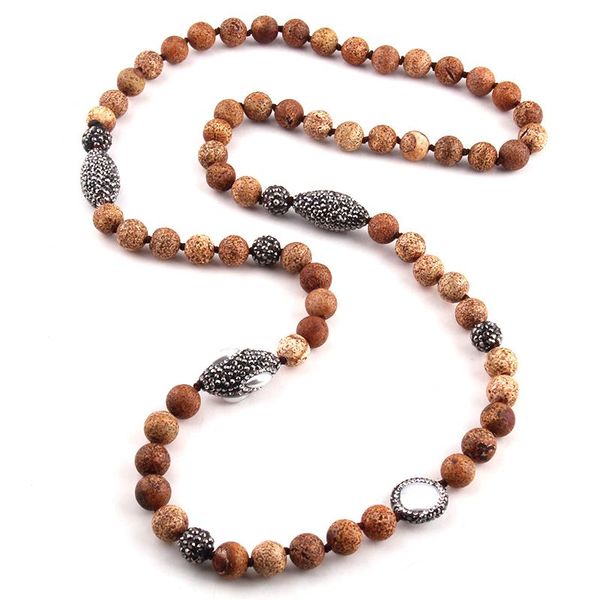 fashion natural bark stone bohemian tribal jewelry handmake paved ethnic long necklace for women pendant necklaces, Silver
fashion natural bark stone bohemian tribal jewelry handmake paved ethnic long necklace for women pendant necklaces, Silver