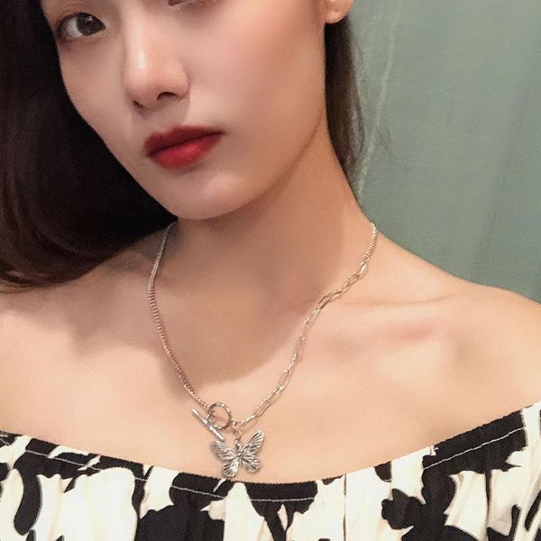 stud bu-1007 fashion personality metal trend butterfly shape necklace beautiful atmosphere net red same female, Golden;silver
stud bu-1007 fashion personality metal trend butterfly shape necklace beautiful atmosphere net red same female, Golden;silver