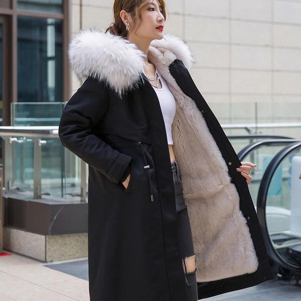 women's fur & faux paragraph 2021 maoist overcome female winter bladder sent to the long coat, Black
women's fur & faux paragraph 2021 maoist overcome female winter bladder sent to the long coat, Black