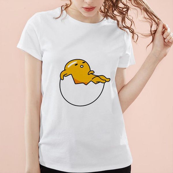 femme summer kawaii humanize women t shirts lazy egg printed funny harajuku thin section clothing, White
femme summer kawaii humanize women t shirts lazy egg printed funny harajuku thin section clothing, White