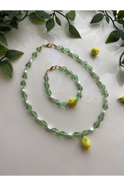 earrings & necklace women's fashion jewelry gold plated real pearl crystal lemon bracelet sets, Silver
earrings & necklace women's fashion jewelry gold plated real pearl crystal lemon bracelet sets, Silver