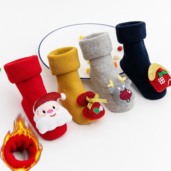 socks christmas stockings baby 0-3 years terry thickened warm doll born toddler boys girls gift, Pink;yellow
socks christmas stockings baby 0-3 years terry thickened warm doll born toddler boys girls gift, Pink;yellow