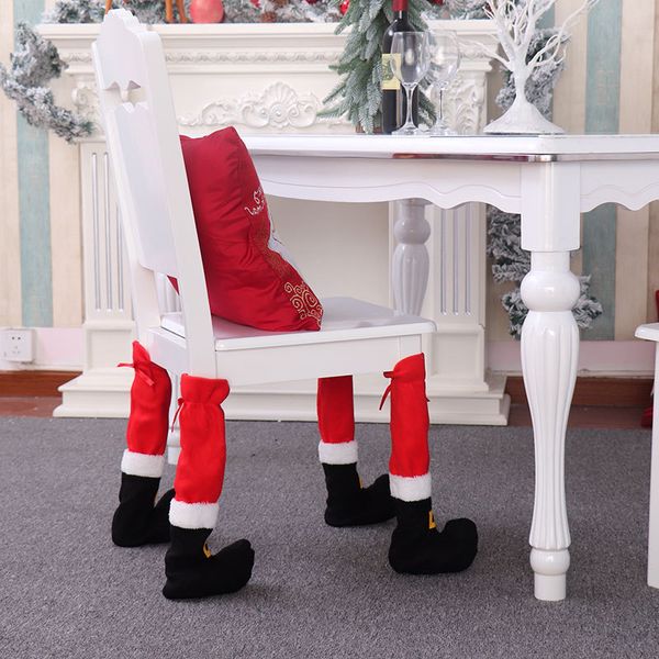 christmas decoration table legs cover chair foot covers ornament news year festival decor for home party supplies
christmas decoration table legs cover chair foot covers ornament news year festival decor for home party supplies
