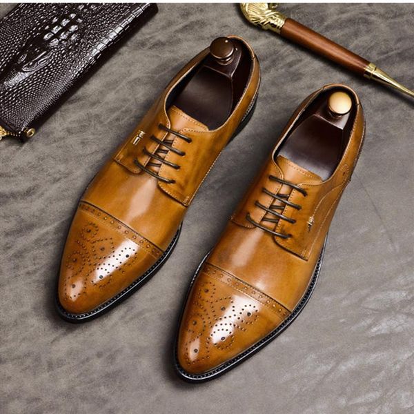 dress shoes 2021 summer men genuine leather office business wedding handmade mixed color brogue formal pointed toe oxfords mens, Black
dress shoes 2021 summer men genuine leather office business wedding handmade mixed color brogue formal pointed toe oxfords mens, Black