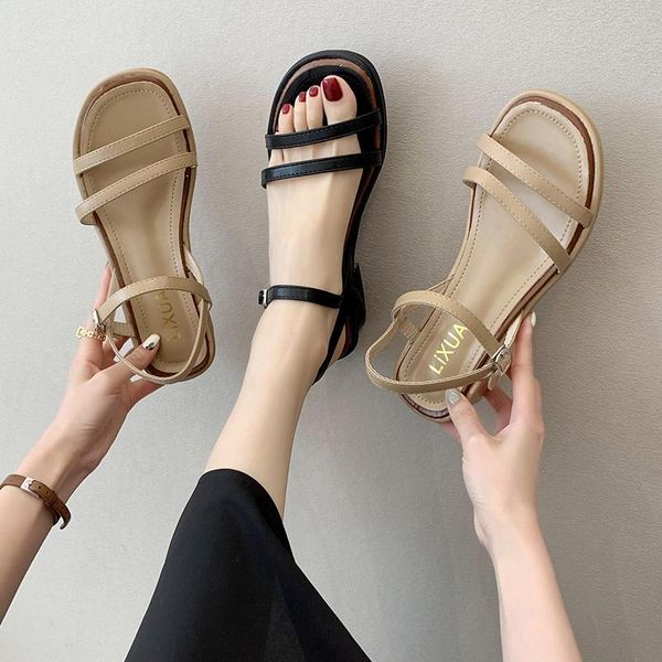 clear heels comfort shoes for women 2021 sandals all-match med girls block summer medium fashion rome slides rubber basic pu, Black
clear heels comfort shoes for women 2021 sandals all-match med girls block summer medium fashion rome slides rubber basic pu, Black