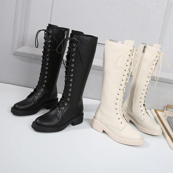 boots 2021 cross-tied motorcycle women stovepipe knee-high bottes long tube thick heels riding knight botas mujer plus size34-43, Black
boots 2021 cross-tied motorcycle women stovepipe knee-high bottes long tube thick heels riding knight botas mujer plus size34-43, Black