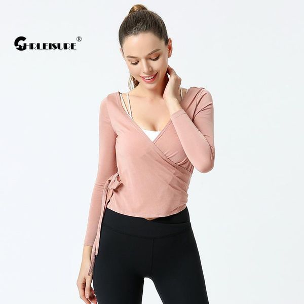yoga outfit chrelisure tight sports deep v-neck side drawstring fitness blouses breathable quick dry elasticity long sleeve
yoga outfit chrelisure tight sports deep v-neck side drawstring fitness blouses breathable quick dry elasticity long sleeve