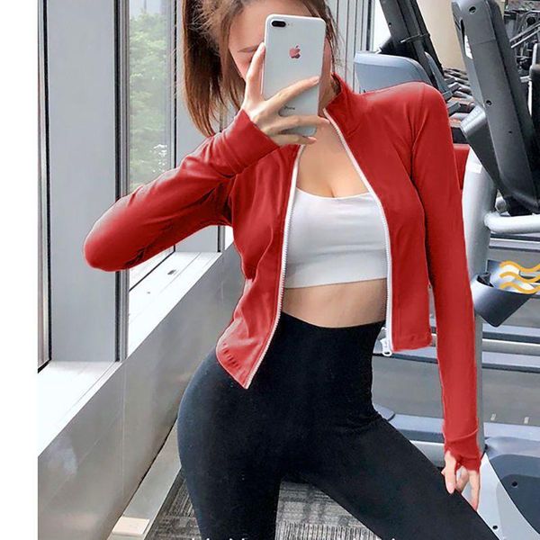 running jackets sports jacket women tight-fitting stand-up collar fitness thin long-sleeved quick-drying slim zipper yoga clothes, Black;red
running jackets sports jacket women tight-fitting stand-up collar fitness thin long-sleeved quick-drying slim zipper yoga clothes, Black;red