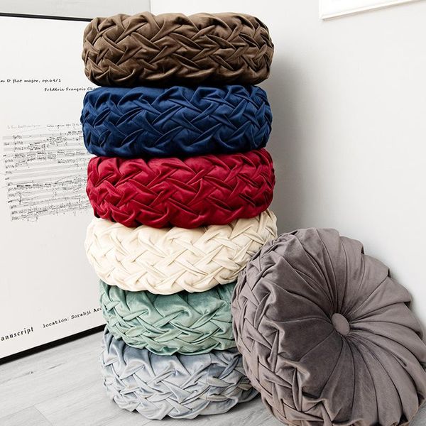cushion/decorative pillow fashion velvet pleated round floor cushion pouf soft comfortable throw home sofa decor
cushion/decorative pillow fashion velvet pleated round floor cushion pouf soft comfortable throw home sofa decor