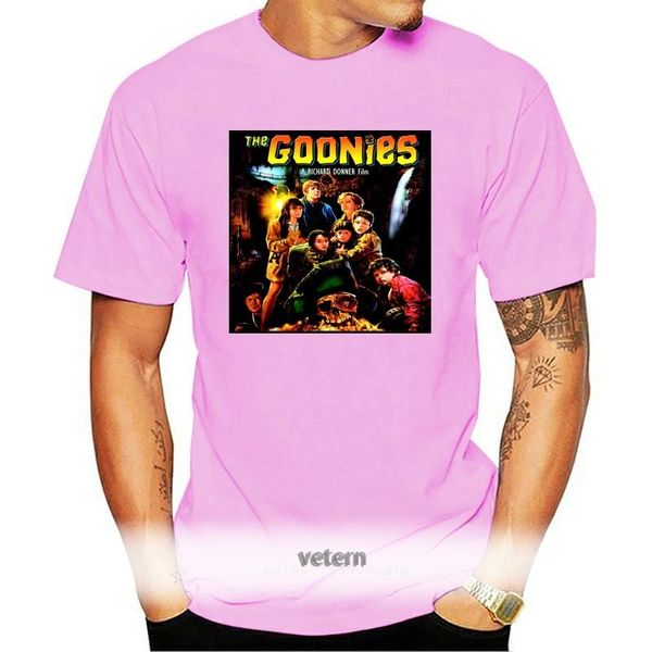 men's t-shirts the goonies t shirt tee, White;black