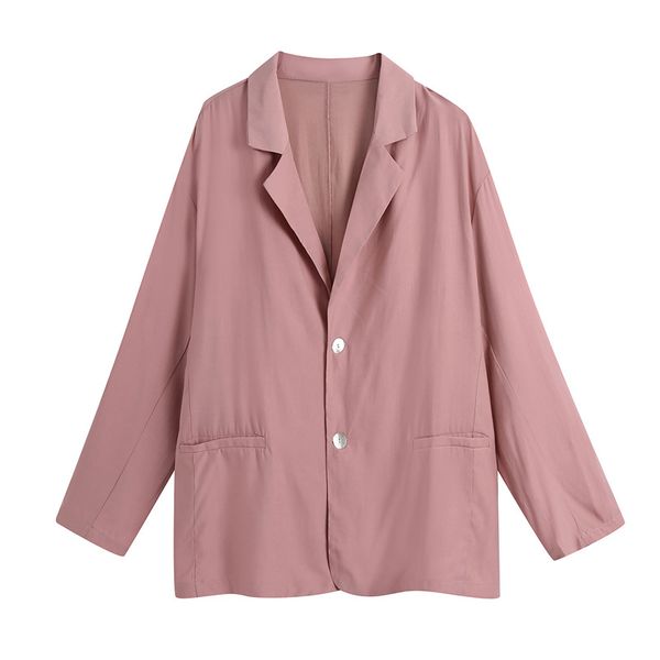 solid pink fashion straight shirt women streetwear casual elegant blouse lady pockets single-breasted female 210430, White
solid pink fashion straight shirt women streetwear casual elegant blouse lady pockets single-breasted female 210430, White