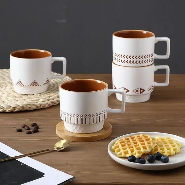 mugs nordic geometric figure pattern color inside cappuccino mocha cups unique ceramic teacup stackable
mugs nordic geometric figure pattern color inside cappuccino mocha cups unique ceramic teacup stackable