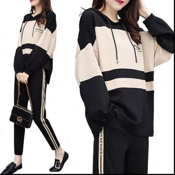 womens women tracksuits costumes temperament casual suit autumn and winter large size 5xl loose thin two piece, Gray
womens women tracksuits costumes temperament casual suit autumn and winter large size 5xl loose thin two piece, Gray