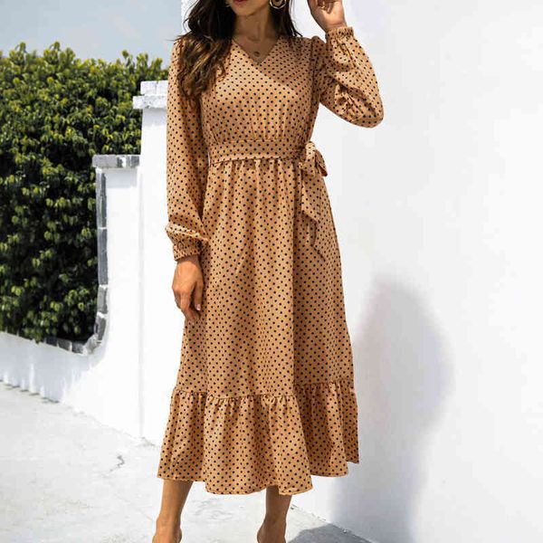 polka dot print maxi dress women long sleeve v-neck boho dress casual shirt dresses robe summer elegant dresses for women y1204, Black;gray
polka dot print maxi dress women long sleeve v-neck boho dress casual shirt dresses robe summer elegant dresses for women y1204, Black;gray