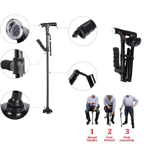 trekking poles collapsible cane folding crutch led lightweight safety walking stick gifts for the elder drop
trekking poles collapsible cane folding crutch led lightweight safety walking stick gifts for the elder drop