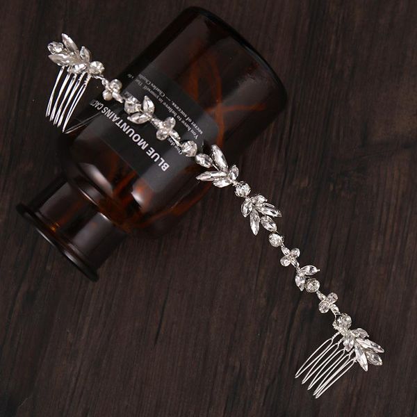 hair clips & barrettes rhinestone bridal comb with leaf women's wedding decor fashion elegant beautiful headdress accessories for bride, Golden;silver
hair clips & barrettes rhinestone bridal comb with leaf women's wedding decor fashion elegant beautiful headdress accessories for bride, Golden;silver