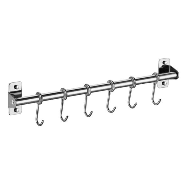 hooks & rails wall mounted utensil rack stainless steel hanging kitchen rail with 6/8/10 removable hanger organizer
hooks & rails wall mounted utensil rack stainless steel hanging kitchen rail with 6/8/10 removable hanger organizer
